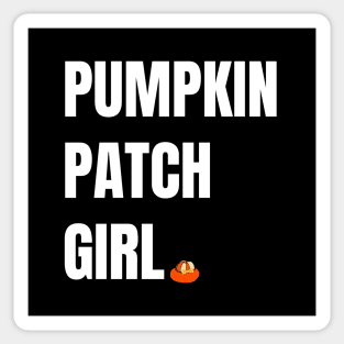 Pumpkin Patch Girl - Minimalist Design with a Turban Squash Sticker